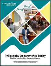 Report cover for Philosophy Departments Today